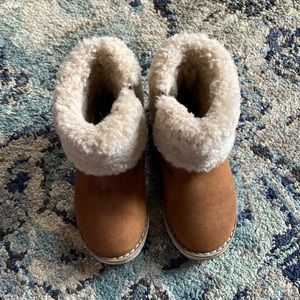 ZARA Toddler Lined Boots with Zipper Size 23